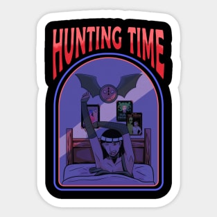 hunting time Sticker